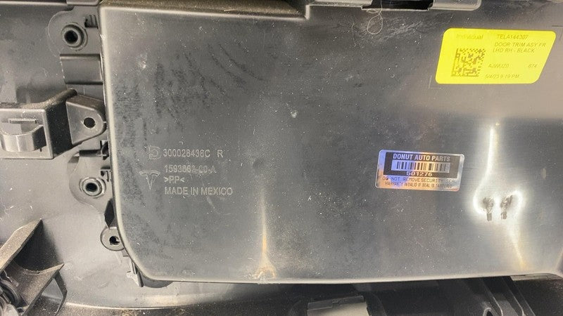 ⭕ 2021-2023 Tesla Model 3 Front Right Interior Door Panel Trim Card 15