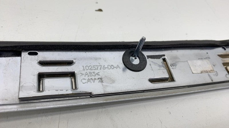 102577600A ⭕ 12-20 Tesla Model S Rear Liftgate Trunk Lid Chrome Trim Molding 1025776-00-A
