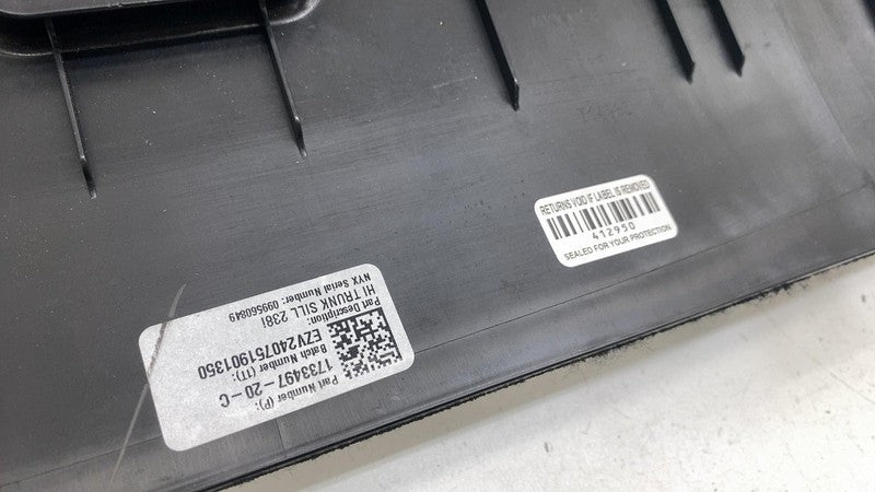 ⭕ 2024-2025 Tesla Model 3 M3 Rear Trunk Sill Trim Cover Scuff Panel 17