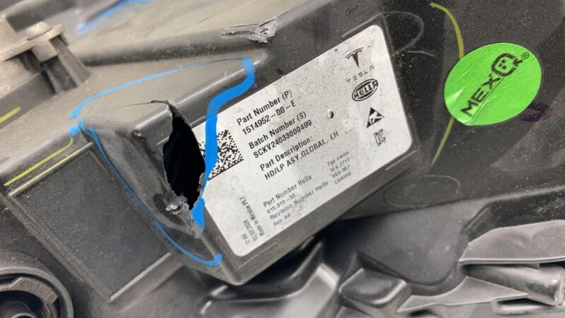 1514952-00-E ⭕ 21-23 Tesla Model Y 3 Front Left Headlight Projector Headlamp LH 1514952-00-E