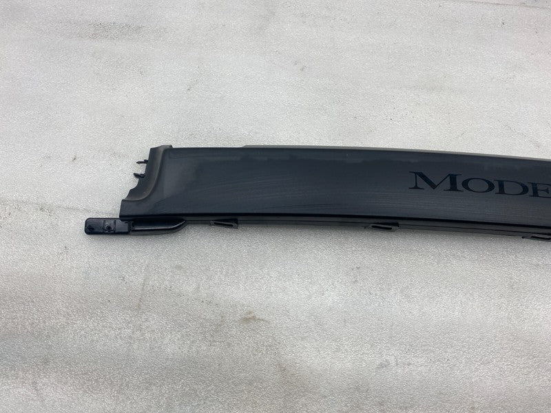 ⭕ 16-20 Model X Rear Passenger Side Falcon Door Top Trim Panel Right 1