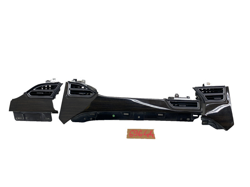 ⭕ 12-15 Tesla Model S SET Dash A/C Air Vent Dashboard Trim Cover Obech