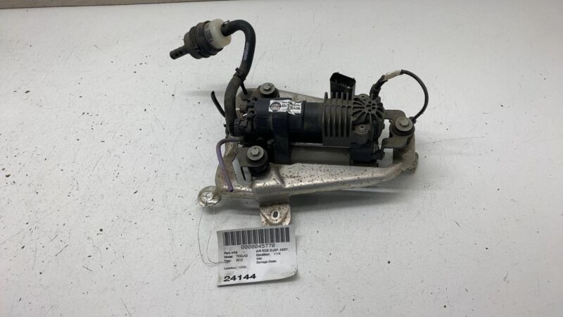 2012 2013 2014 2015 Tesla Model S MS Air Suspension Compressor Pump w/ Bracket