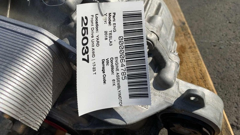 ⭕ 2017-2023 Model 3 Electric Engine Motor Front Drive Unit AWD 3DU 112