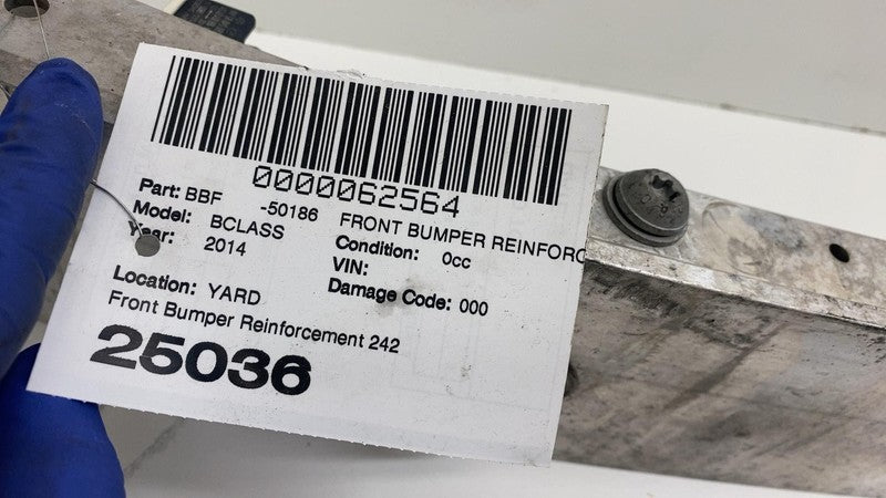 A2466201934 ⭕ 14-17 Mercedes-Benz B-Class Front Bumper Reinforcement Impact Beam A2466201934