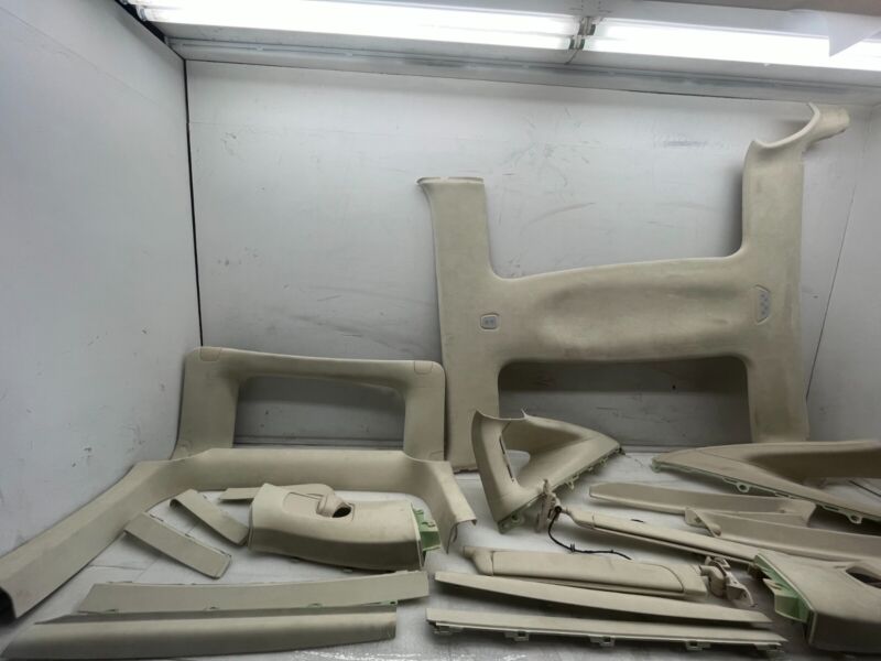 105501800B 2016-2020 Tesla Model X SET of Ceiling Headliner Sunvisor Upper A + B + C-Pillar