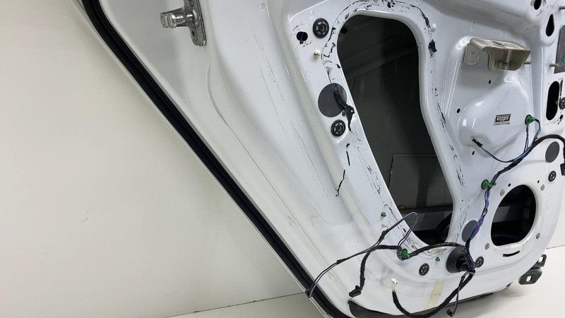 2012-2015 Tesla Model S MS Rear Driver Side Door Shell Panel Left LH White PPSW