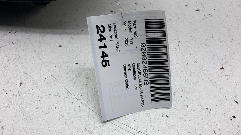 PT00012129F ⭕ 22-24 Rivian R1T Front Right Gear Tunnel Trim Cover Panel Button PT00012129-F