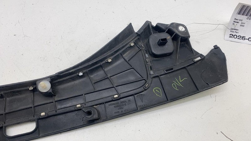 100633000E ⭕12-15 Model S Front Under Hood Apron Latch Lock Cover Trim Molding 1006330-00-E