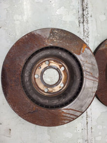 ⭕2012-2015 Tesla Model S MS Rear PAIR Left & Right Brake Disc Rotor Assembly OEM