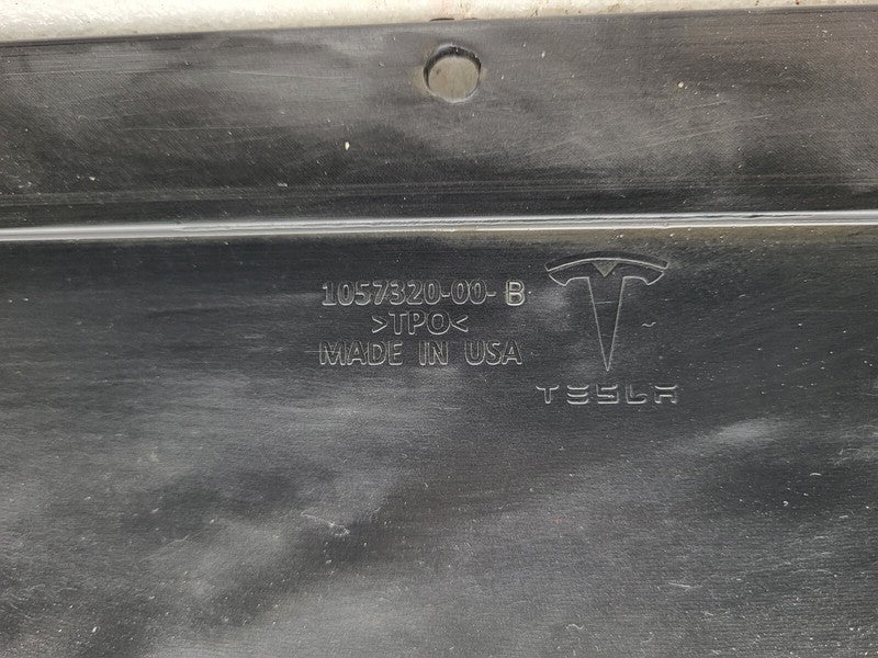 ⭕ 16-20 Model S Rear Bumper Lower Valance Splash Shield Undertray 1057