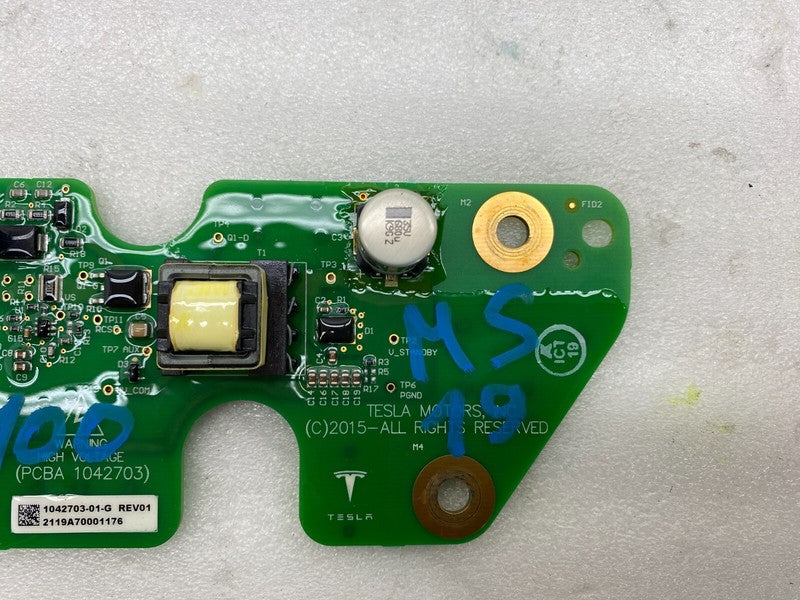 104270301G ⭕ 12-20 Model S PCBA High Voltage Battery Standby Supply Board Unit 1042703-01-G