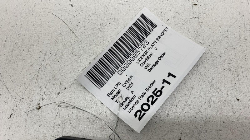 ⭕ 2024 Tesla Cybertruck Front Bumper License Plate Bracket Holder 1738