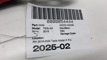 2016-2020 Tesla Model X Front Passenger Bonnet Hood Hinge w/ Lift Support Right