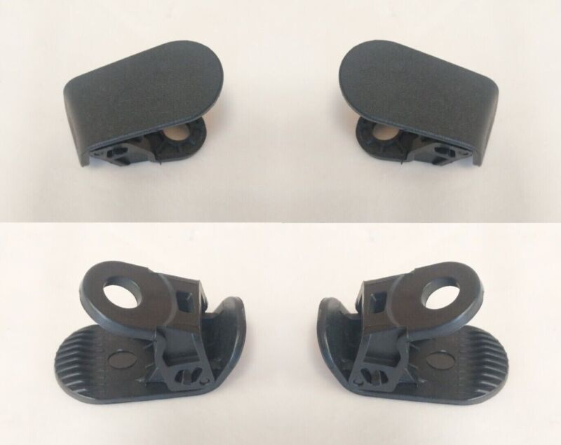 1116003 00 C 2017-2023 Tesla Model 3 M3 PAIR Left and Right Frunk Luggage Clip Bolt Tab Cover