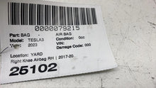 ⭕ 2017-2023 Tesla Model 3 Right Lower Knee Safety Airbag Module RH 1077826-00-D