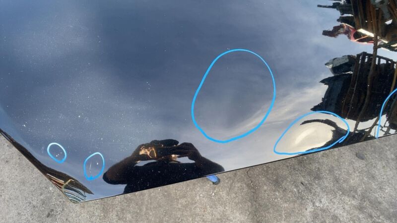 2012-2015 Tesla Model S MS Front Bonnet Hood Shell Panel Assembly Black - PBSB