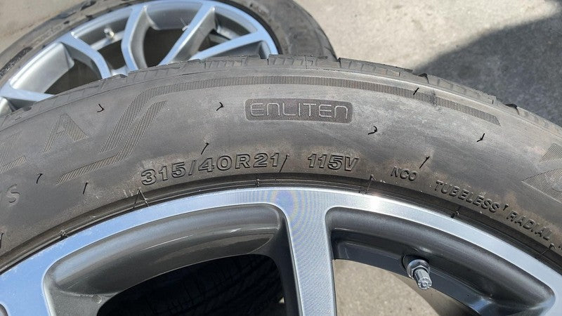 4N0 909 144 H ⭕2019-2024 Porsche Cayenne SET of 4 Front & Rear Wheel Rim 10 Bent Spoke w/ Tire