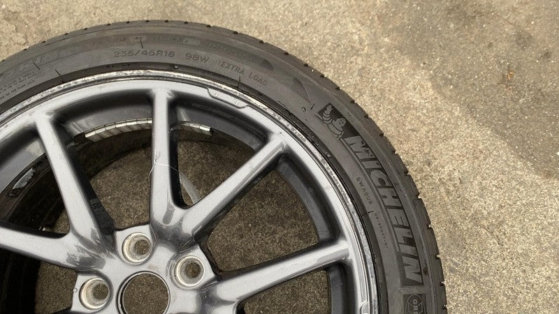 ⭕ 17-20 Model 3 18x8.5 +40MM Wheel Rim w/ Michelin Tire 235/45R18 1044
