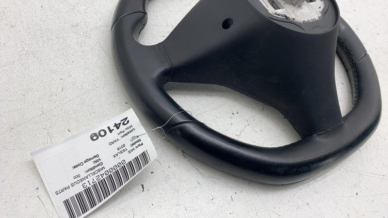 ⭕2012-2020 Tesla Model S X Driver Steering Wheel Black Assembly OEM 10