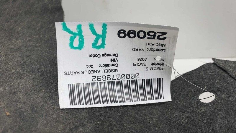 68450818AB ⭕ 21-25 Chrysler Pacifica Rear Right Wheel Fender Liner Splash Shield 68450818AB