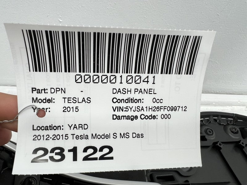 1463361 99 A 2012-2015 Tesla Model S MS Dashboard Instrument Panel Dash Trim Cover Black Assy
