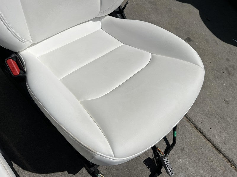 ⭕ 2020-2022 Tesla Model Y Complete Front & Rear Interior Seat Cushion Assy White