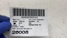 ⭕ 2016-2020 Tesla Model X Rear Left Side Outer Taillight Lamp OEM 1034332-00-B