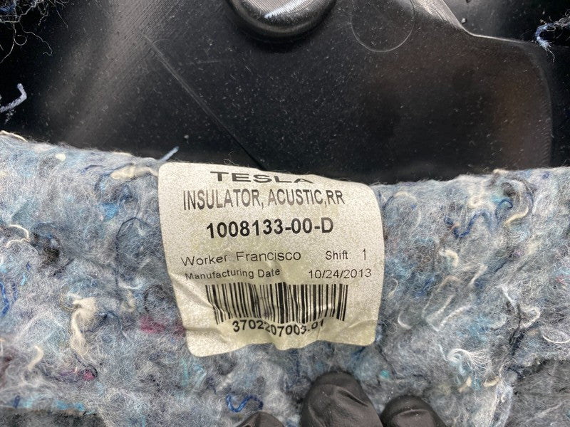 100813300D ⭕ 12-20 Tesla Model S Rear Left Interior Door Panel Trim Card Cover 1008133-00-D