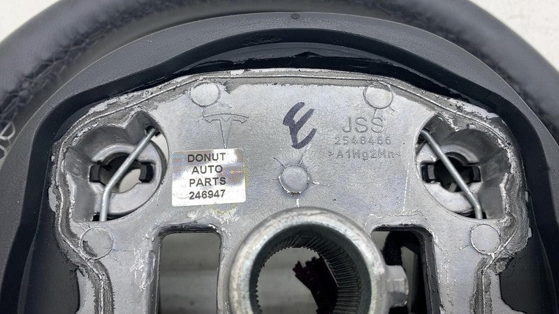 ⭕ 2021-2023 Tesla Model 3 Steering Wheel Assy Leather Black Heated 149