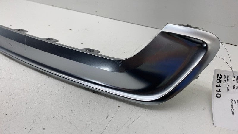 ⭕ 22-25 Rivian R1S Rear Bumper Fascia Lower Applique Trim Molding PT00