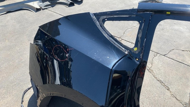 ⭕20-24 Tesla Model Y MY Rear Right Quarter Panel Structural Cutout RH Black PBSB