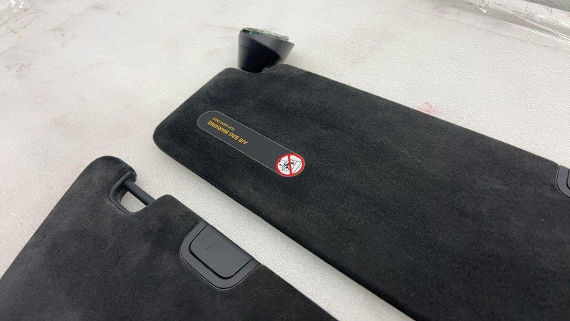 ⭕ 22-24 Lucid Air Grand Touring PAIR Left & Right Sunvisor Alcantara Sun Visor