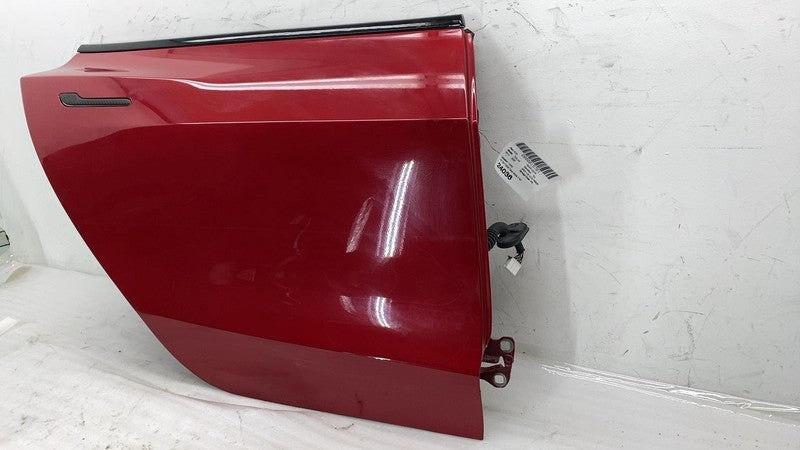 1081440-E0-C ⭕ 2017-2020 Tesla Model 3 Rear Side Door Shell Panel Right Red PPMR 1081440-E0-C