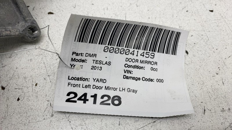 ⭕ 12-15 Model S Front Left Exterior Rear View Door Mirror Gray PMTG 60