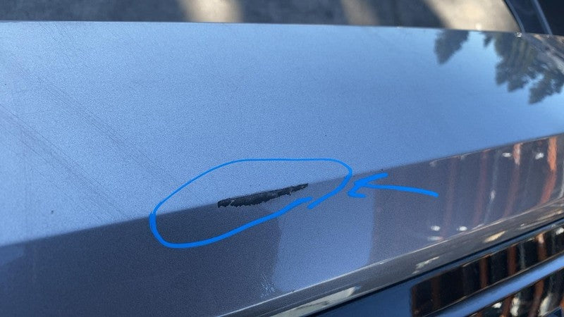 ⭕ 19-23 e-Tron Rear Bumper Cover w/ Park Sensors & Reflector Gray LZ7F