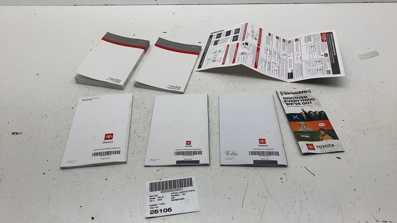 ⭕ 2023 Toyota Prius Owners Manual Booklet Book Set & Brochure