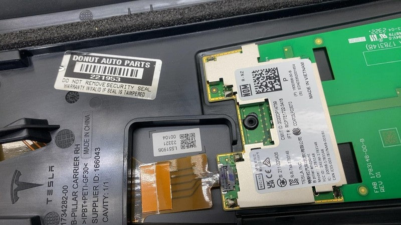 ⭕2024 2025 Tesla Model 3 Right B-Pillar Applique Glass Trim Molding 17