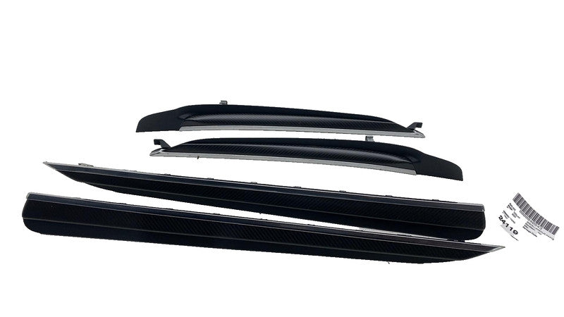⭕ 21-23 Model X Front & REAR Door CARBON FIBER TRIM 1661564-00-C / 164