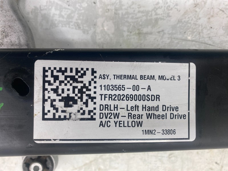 1103565 00 A ⭕ 17-23 Tesla Model 3 Front Shock Tower Brace Thermal Beam Bracket 1103565-00-A