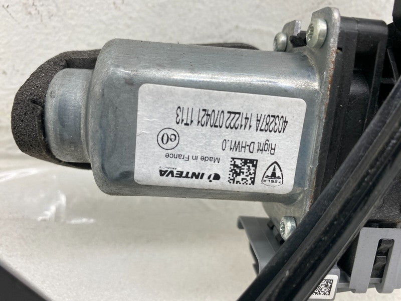 1506040 00 F ⭕ 2021-2023 Tesla Model S Rear Right Door Window Regulator & Motor 1506040-00-F