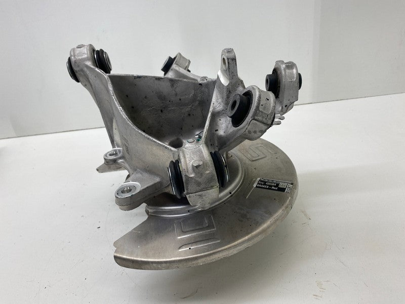118841600F 20-24 Model Y Rear Right Spindle Knuckle w/ Wheel Hub & Dust Shield 1188416-00-F