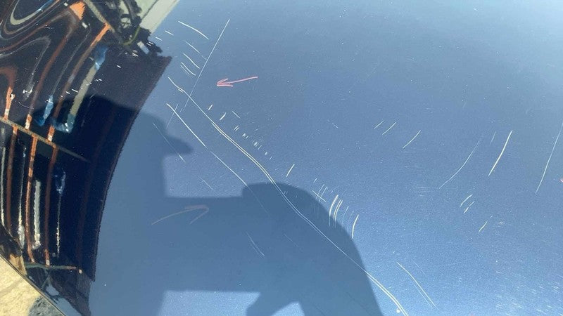 ⭕2012-2015 Tesla Model S MS Front Bonnet Hood Shell Panel Assembly OEM Blue PMMB