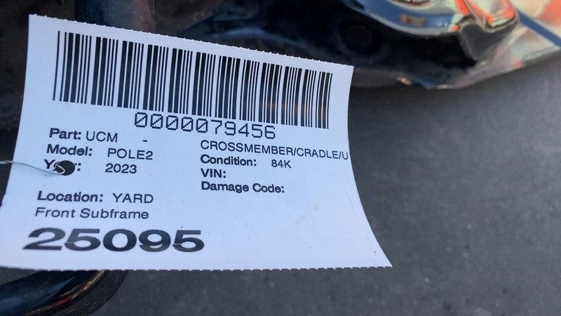 32281623 ⭕21-23 Polestar 2 Front Subframe Crossmember Engine Cradle + Stabilizer Sway Bar