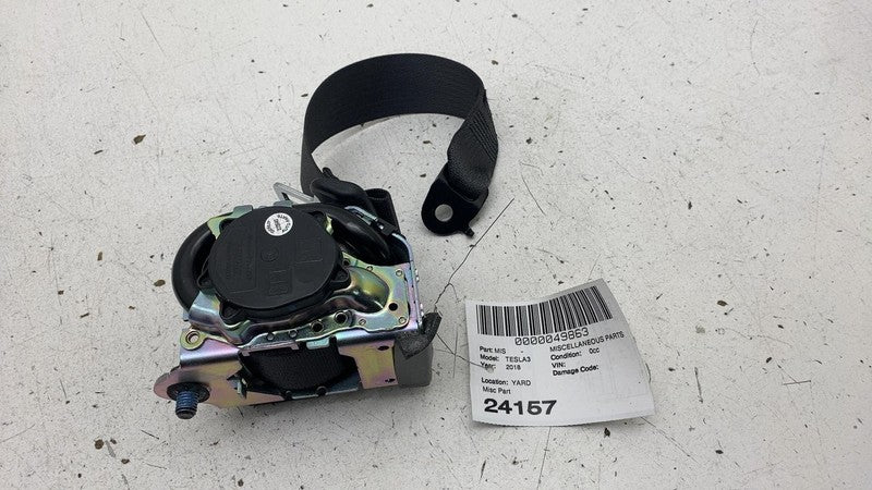 1081281 01 D 2017-2023 Tesla Model 3 M3 Rear Left or Right 2nd Row Seatbelt Retractor LH = RH
