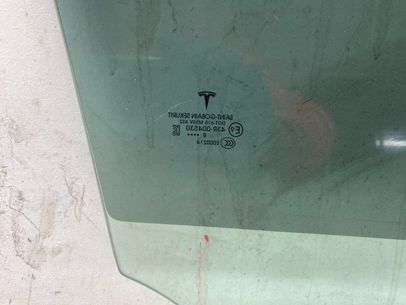 E9 43R-004530 ⭕2016-2020 Tesla Model X MX Front Driver Side Door Window Glass Left LH Assembly