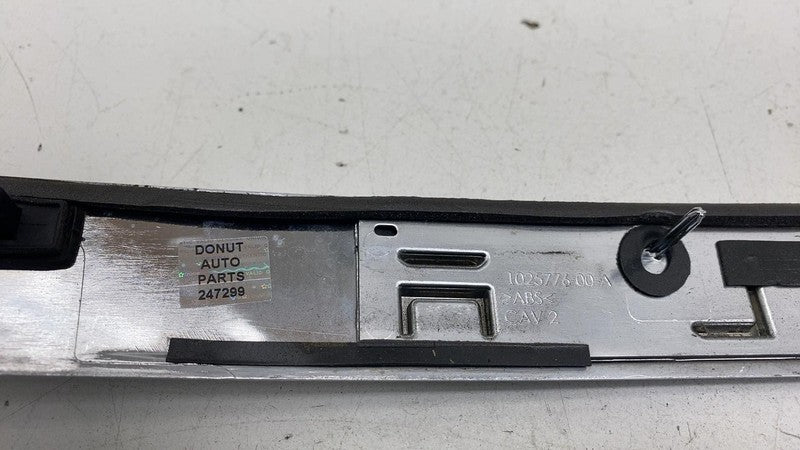 ⭕ 12-20 Tesla Model S Rear Liftgate Trunk Lid Chrome Trim Molding 1025