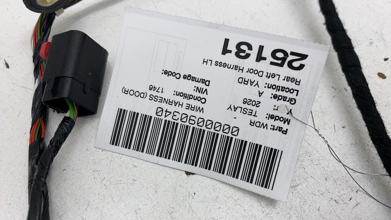 ⭕ 2025-2026 Tesla Model Y Rear Left Door Wiring Harness Cable Wire 193