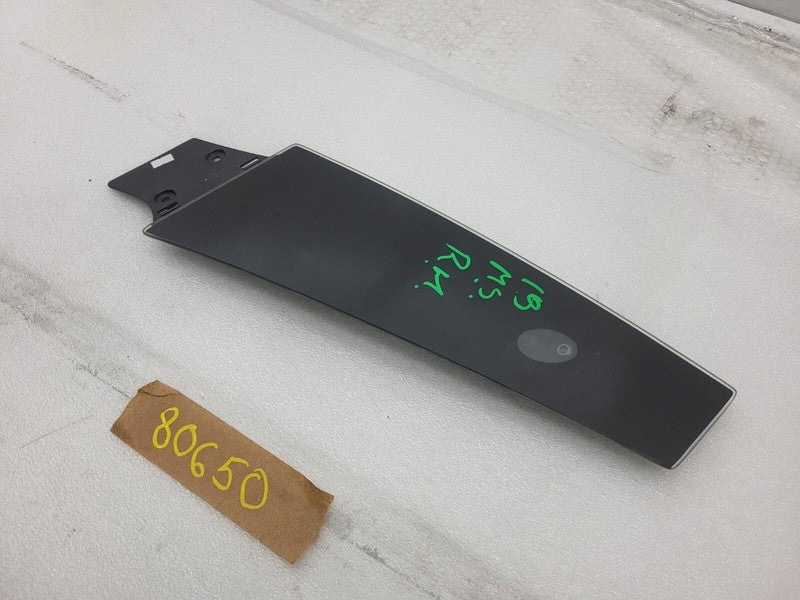 109230700G ⭕ 16-20 Model S Passenger B-Pillar Glass Applique w/ Camera Right 1092307-00-G