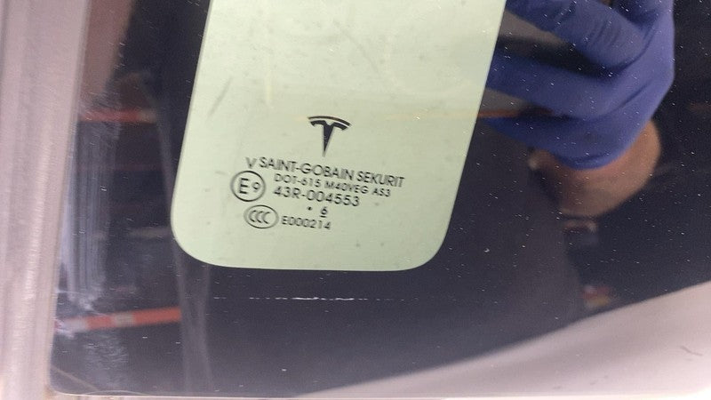 ⭕2016-2020 Tesla Model X Rear Driver Side Door Quarter Fixed Glass Lef